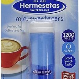 Hermesetas Mini Sweetners Original 6 x 1200's packs-18