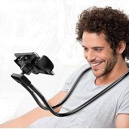 Lazy Neck Phone Tabletops Holder, Neck Hanging Mobile Cell Phone Stand, Multiple Function Bracket, Flexible Rotating Mounts Universal for Smartphones-40