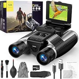 2.4" LCD Digital Binoculars with Camera 48MP 12X32 2.5K Videos HD Quality Ideal for Bird Watching, Concerts and Outdoor Adventures 32GB-picture-29