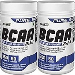 NutriJa BCAA -100% Fermentated & Vegan - Zero Carb, No Fillers |Muscle Recovery & Endurance-1 KG (250 X 4) Pinepple-image-84