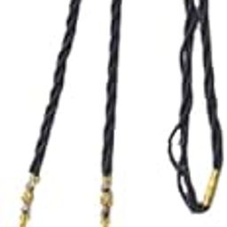 QNAM Moti Beads Black Golden Mangalsutra Chain With Squre Design Gold Plated Pendant for Women 22 Inches-picture-37