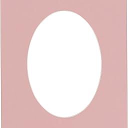 16x20 Mat Bevel Cut for 13x16 Photos - Precut Pink Oval Shaped Photo Mat Board Opening - Acid Free Matte to Protect Your Pictures - Bevel Cut for Family Photos, Pack of 1 Matboard Show Kit With Acid-image-42