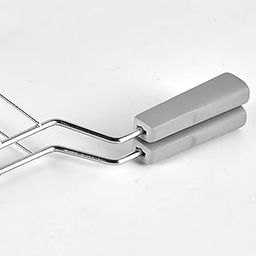 GUDMART® Bread Loaf Slice Holder Oven Toaster Grill Rack for Broiling Roasting Baking Gray-image-38