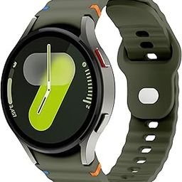 XMUXI Compatible with Samsung Galaxy Watch 7 6 5 4 Strap 40mm 44mm Original No Gap Silicone Replacement Band for Galaxy 6 Classic 43mm 47mm / 4 Classic Strap 42mm 46mm-image-84
