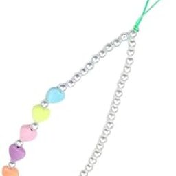 Handmade hub Colorful customized Fimo Beads Cute Fashionable Pearl Mobile Phone Charm Cell Phone Accessories For Women And Girls/Handmade Phone Bracelet-image-24