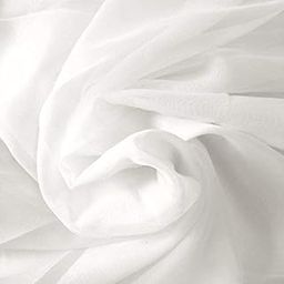 M Fabrics Cotton Solid Fabric Lining Cloth Material (Pure Cotton Unstitched Fabric, Women'S Textiles Lining Material) - (40 Inches Width) (Color May Vary) Pack Of (10 Meters, White)-1