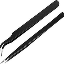 Alis Tweezer Multipurpose Tweezer Set Eyelash Extensions Nail Art, Manicure Tool, False Eye Lashes-image-11