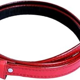 women and girls Belt D Buckle (Red)-image-32
