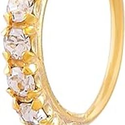 8 Stone Sterling Silver 925 Nose Pin/Nose Ring For Women-30