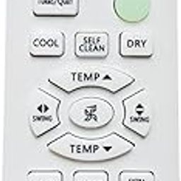AC Remote Compatible for Haier Inverter Split AC Remote 1.5 2 Ton 3 Star 5 Star Cool Self Clean Dry Function, Model No. HSU18C-NCG4B(INV)-image-0