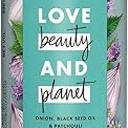 Love Beauty & Planet Onion Oil|| Blackseed Oil & Patchouli Sulfate Free Hairfall Control Shampoo|| No Parabens|| No Dyes|| Patchouli Essential Oil|| 400 ml-30