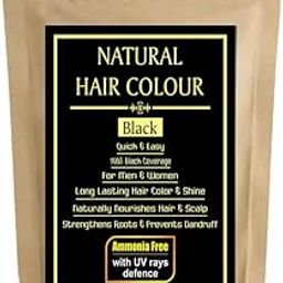 Kala Mehandi (Natural Black Hair Colour) Maruthani Ilai/Goranti For Men & Women Powder Without Ammonia Fresh Ready To Apply Kali Henna Pack = 40g Pack Of 1-picture-46