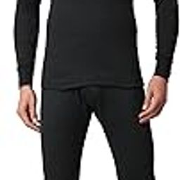 Men's Cotton Blend Thermal Set (Rneck Top & Bottom) Charcoal_XS-image-92