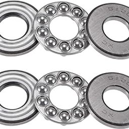Generic 12mmx28mmx11mm Single Row Thrust Ball Bearing 51201 2pcs-picture-26