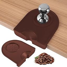 CoolShef Silicone Coffee Tamper Mat for Espresso Machine Accessories, Non-Slip Tamping Mat, Food Grade Tamper Pad for Barista Coffee Station, Kitchen & Bar Use-image-40