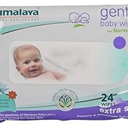Himalaya Gentle Baby Wipes - 24 Pieces (Extra Soft)-image-54