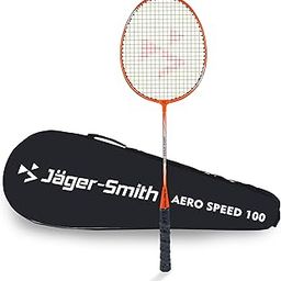 Jager-Smith Aerospeed 100 Orange Aluminium Badminton Racquet with Isometric Head and Tempered Steel Shaft with Full Cover for Beginners and Intermediate Players (Made in India)-picture-26