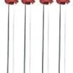 Salco Glass Pipette Dropper with Red Rubber sucker Cap Dropping Pipet Liquid Essential Oil Transfer Glass Pipette Dropper (6 Inch, 4)-30