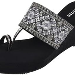 Women's Floral embroidery Wedge Heel Sandal-picture-37