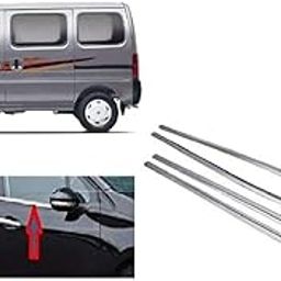 BALA CAR ACCESSORIES Cn League Car Exterior Lower Window Garnish Trim Chrome in Stainless Steel Compatible for(Eeco Set of 6pc)-26