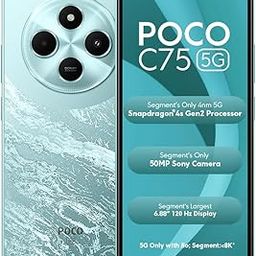 POCO C75 5G Aqua Bliss|4GB RAM 128GB ROM|6.88 inch HD+ Display|50MP Camera|5160 mAh Battery-image-34