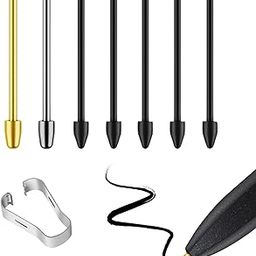 ZORBES® Compatible with Samsung Galaxy Tab S9/S10 Series, 8Pcs Replacement Nibs for S Pen, with 2Pcs Metal Tips & 6 POM Tips, with Tong Tool, Universal Nib Sets for S10+/S10 ultra/S9/S9 Ultra/S9 Plus-5