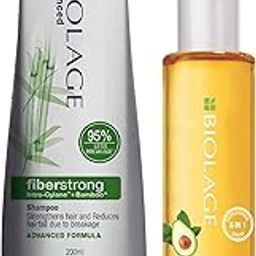 BIOLAGE Advanced Fiberstrong Shampoo & Smoothproof Deep Smoothing 6-In-1 Professional Hair Serum For Women & Men For Frizzy Hair, 200ml-image-28