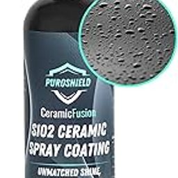 PuroShield CeramicFusion SIO2 Ceramic Coating Spray - Nano Ceramic Protection with Hydrophobic, High-Gloss Finish for UV Shielding, Easy Application on Paint, Glass, & Metal Surfaces (473ML)-image-61