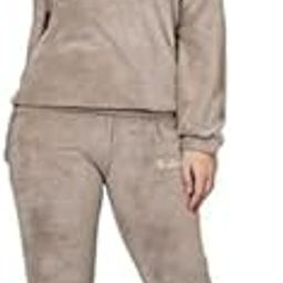Winter Women Woolen Plain Velvet Winter Nightwear Suit Top and Pajama Set, Regular Comfort Fit (28 Till 34) Brown-image-47