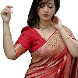 Women's Fancy Banarasi Kanjivaram Art Silk Saree with Blouse Pieces|| AZ-YS-OG-ASHOKA-P-picture-5