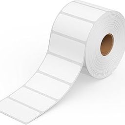 GLUN® 50x25 Direct Thermal Barcode Label Sticker - 2 x 1 inch - 50mm x 25mm - 1000 Labels Per Roll - White Self Adhesive Sticker for Printing Barcoding (1 Roll per Pack (1000 Labels))-image-30