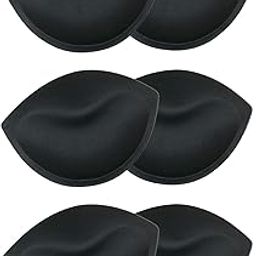 Bra Pads Inserts Women Removable Bra Inserts for Swimsuit Yoga Wedding Dress Black-image-33