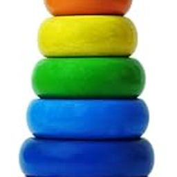 Natural.Toys | Wooden Stacking Rings in Rainbow Colors, 1 Piece-image-3