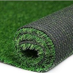 H B MSALA (DEVICE) Artificial Grass Mats Lawn Carpet Customized Sizes, Synthetic Rug Indoor Outdoor Landscape, Fake Faux Turf for Decor (Green) (2FTX5 FT)-image-12