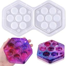 HASTHIP® Resin Molds Silicone for Dice Box, Dice Holder Silicone Molds with Lid for Epoxy Resin Casting for DIY Dices Storage Case Making, Dice Lovers Gift-picture-2