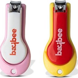 Baybee Baby Nail Clipper with Skin Guard, Safety Nail Cutter for New Born Babies Infant Toddler, Manicure Pedicure Care | Baby Nail Cutter Clipper Care | Nail Clipper for New Born Baby (Pack of 2)-image-31