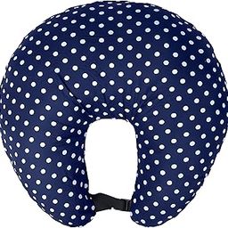 Flipon Nursing Pillow with Adjustable Belt | Breastfeeding Support Pillow for Mothers | 100% Cotton Removable Cover : Polka dot-image-91