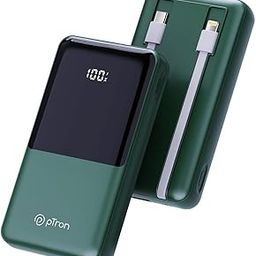 pTron Dynamo Power 20000mAh 22.5W Super Fast Charging Power Bank with Quick Charge & 20W Power Delivery, Built-in Charging Cables, 4 Outputs, Type-C Input/Output Port & LED Battery Display (Green)-17