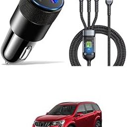 LOVMOTO Universal 3 in 1 Car Charger 48W,Fast Car Charger Adapter with 48W Type C Fast Charging Cable,Dual USB Port PD30W&QC3.0 18W Car Phone Charger Comfortable with XU-V 500-picture-23