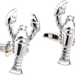 Lobster Maine Pair Cufflinks in a Presentation Gift Box & Polishing Cloth-picture-27