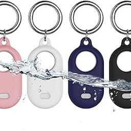Aircawin for Samsung Galaxy SmartTag2 Case Cover(4 Pack),SmartTag2 Holder Case, Blue+pink+green+purple-16