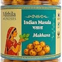 Mithila Munchies Indian Masala Roasted Makhana In Olive Oil | Foxnuts | Healthy Snacks | Gluten Free | MSG Free | Antioxidant | Rich Calcium | Zero Trans Fat | Zero cholesterol 90g-image-7