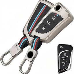 BKN Premium Metal Silicon Key Cover Compatible Compatible with KD Xhorse LX B30 Universal Remote 3 Button Flip Key | Visible in Low-Light Conditions-14