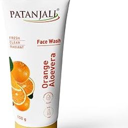 Patanjali Orange Aloevera Face Wash 100g, Gentle Cleanser Removes Dirt Oil Refreshes Skin Natural Care for All Skin Types-image-18