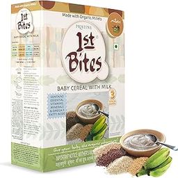 Pristine 1st BITES Baby Cereal 300g | Baby Food (10-24 Months) Stage-3, 100% Organic Millets | Infant Food-24