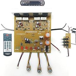 TECH AND TRADE 5200 1943 TRANSISTORS based DIY AUDIO AMPLIFIER CIRCUIT BOARD KIT (WITH BT MODULE AND KARAOKE CIRCUIT)-0