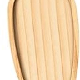 THE STYLE SUTRA Wooden Serving Platter Festivals Gifts Wooden Tray for Fruit Bread Appetizer Carrot Shaped-image-58