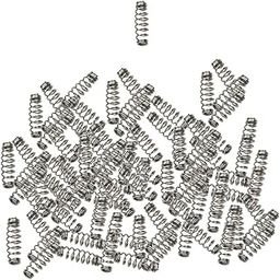 Club Bollywood®100 x Barbed Fishing Hook Stainless Steel Spring Accessories S| Fishing | Terminal Tackle |100 Pieces Fishing Hook Springs-13