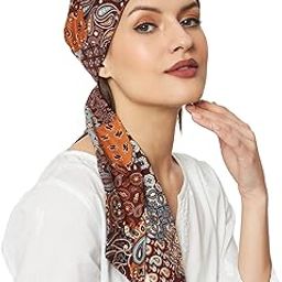 Beautifull Cotton Printed Headwraps Headscarf for Women Free Size-24