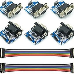 WWZMDiB 6Pcs RS232 to TTL Converter Module Using MAX3232 chip, Higher Reliability and Better Tolerance.-11